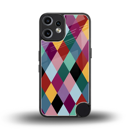 Diamond Palette back phone cover | glass case for cmf nothing phone 2 pro