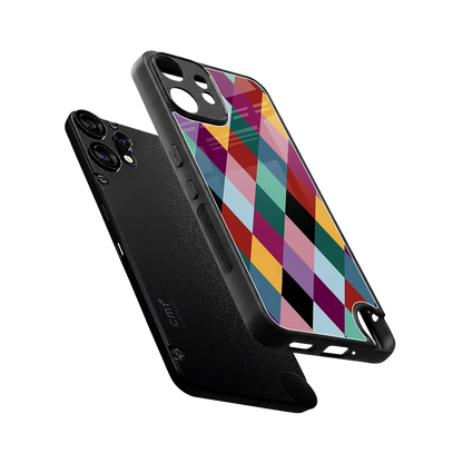 Diamond Palette sleek cmf nothing phone 2 pro cover with tempered glass back and TPU edges