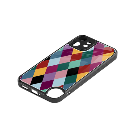 Diamond Palette stylish phone case for cmf nothing phone 2 pro | glossy glass and slim fit