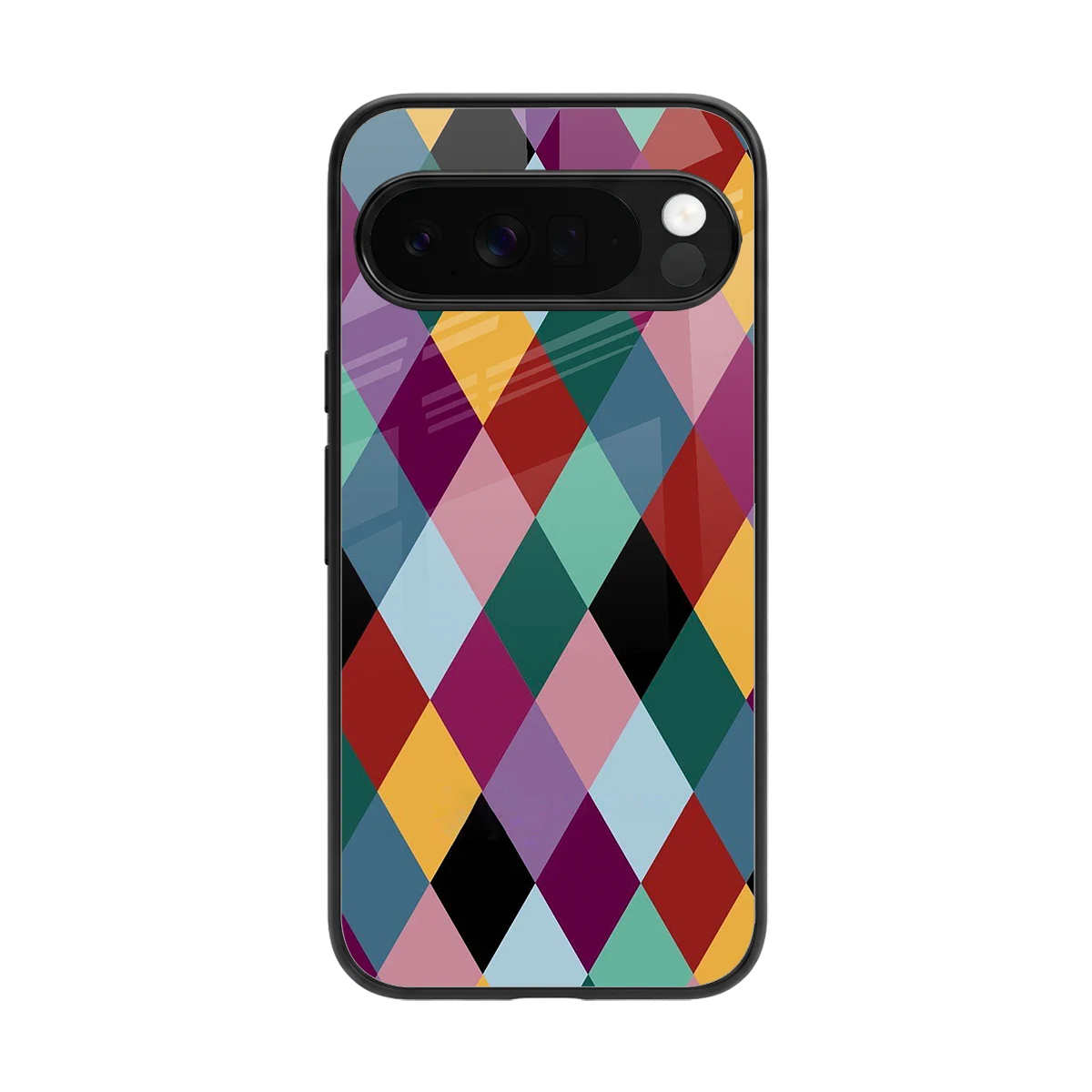 Diamond Palette back phone cover | glass case for google pixel 10 pro xl