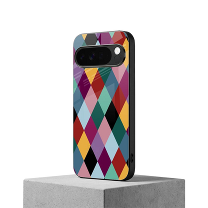 Diamond Palette google pixel 10 pro xl mobile cover | shockproof glass phone case