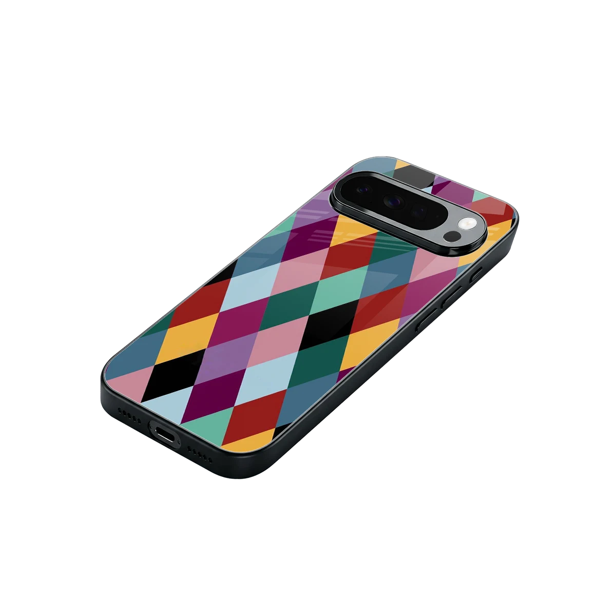 Diamond Palette stylish phone case for google pixel 10 pro xl | glossy glass and slim fit