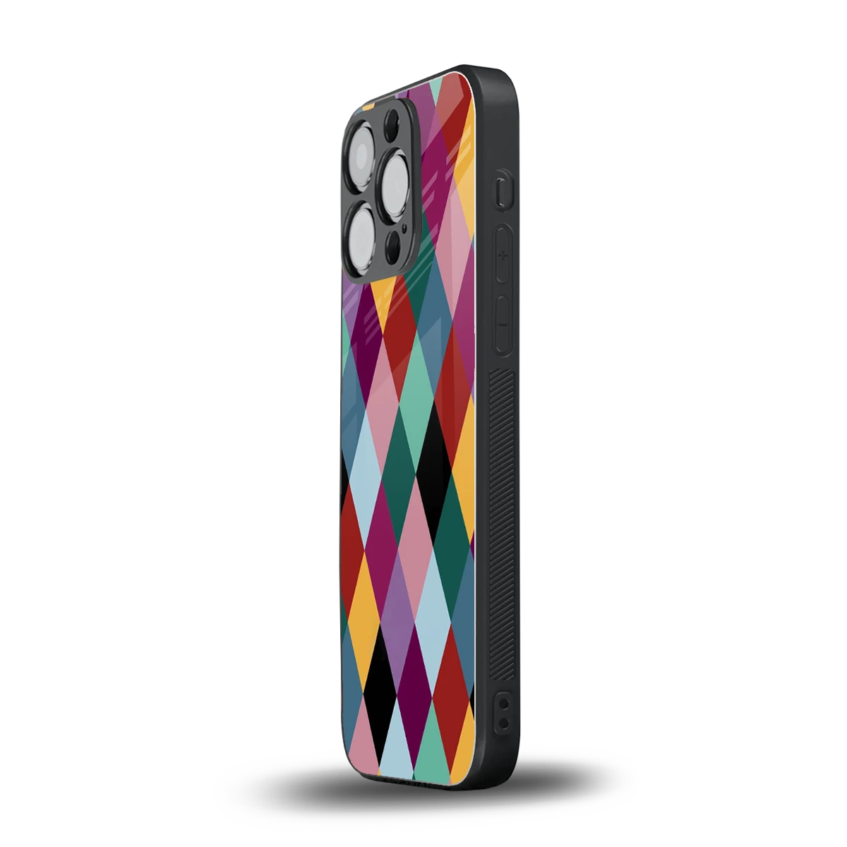 Diamond Palette iphone 13 pro mobile cover | shockproof glass phone case