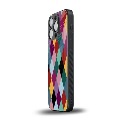 Diamond Palette iphone 13 pro mobile cover | shockproof glass phone case
