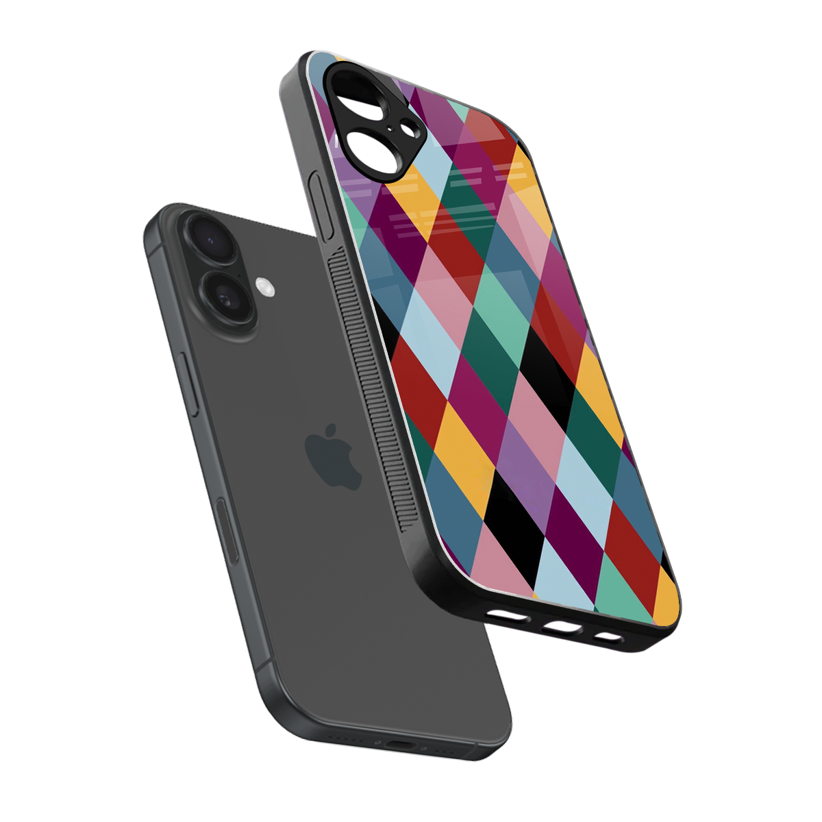 Diamond Palette Phone Case for Iphone 16 | Glass Case