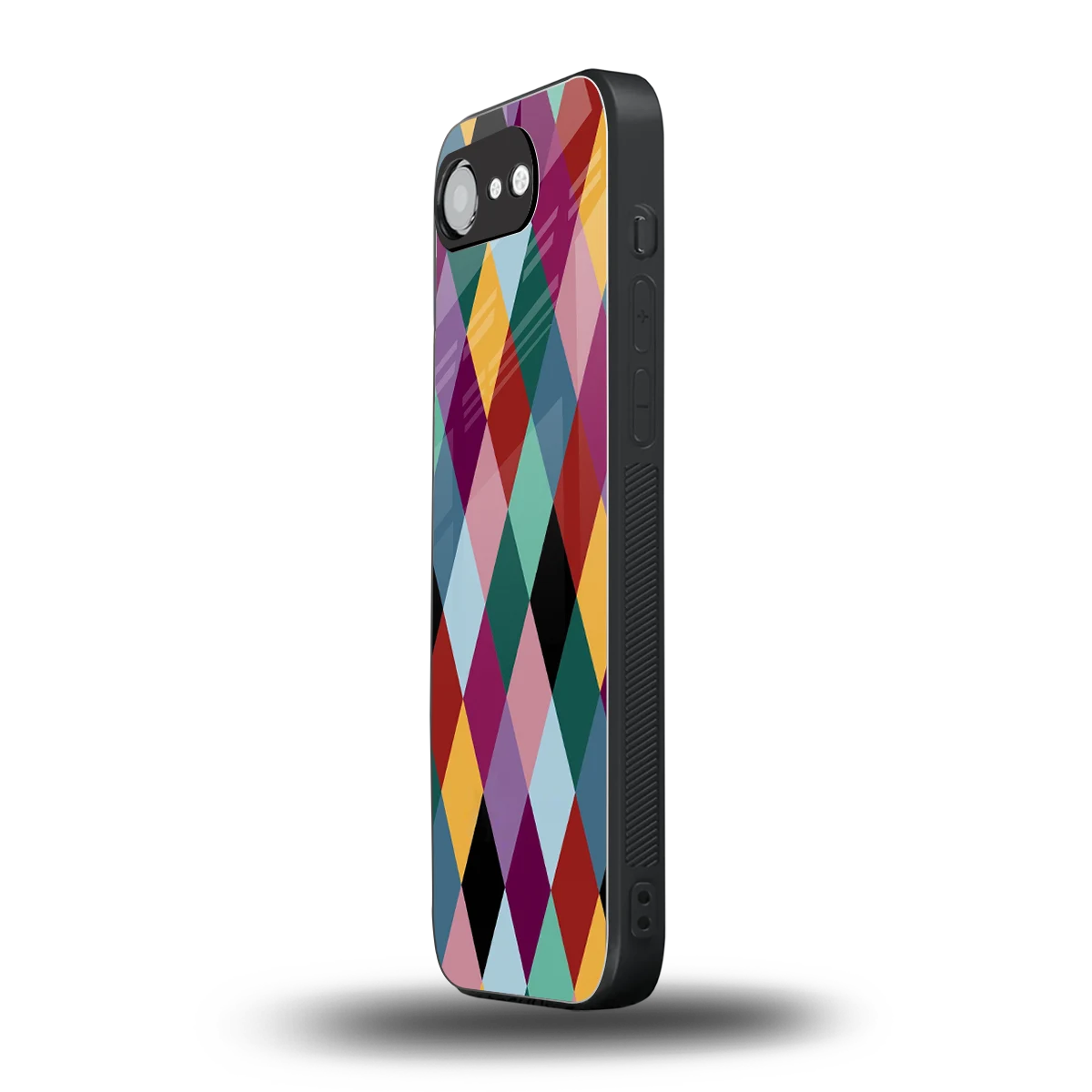 Diamond Palette iphone 16e mobile cover | shockproof glass phone case