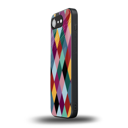 Diamond Palette iphone 16e mobile cover | shockproof glass phone case