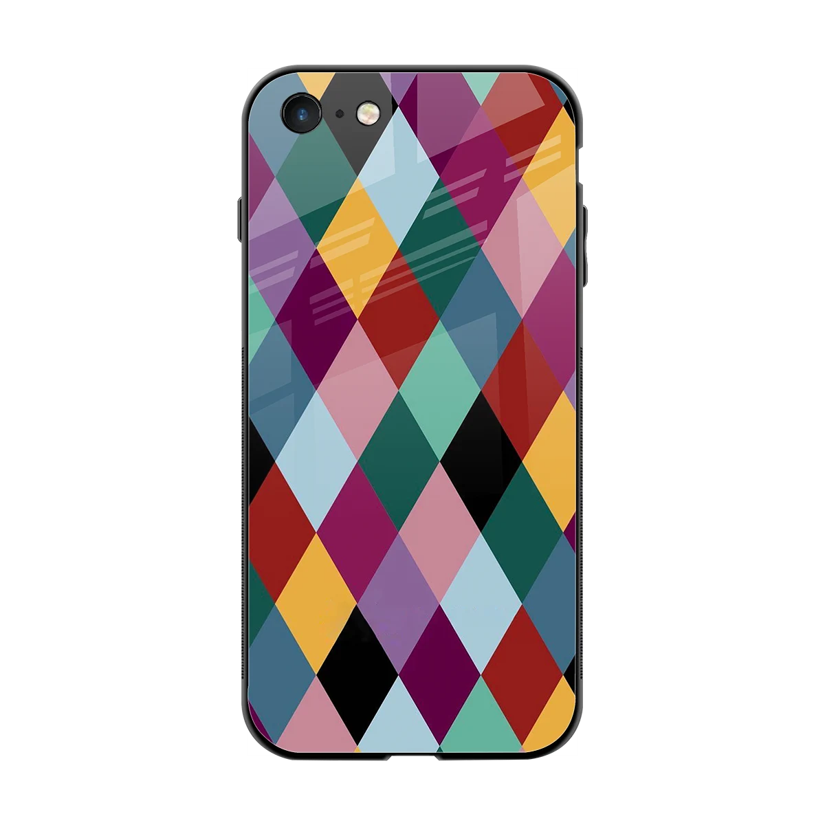 Diamond Palette back phone cover | glass case for iphone 7