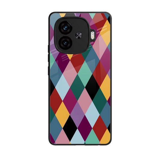 Diamond Palette back phone cover | glass case for iqoo neo 10r 5g