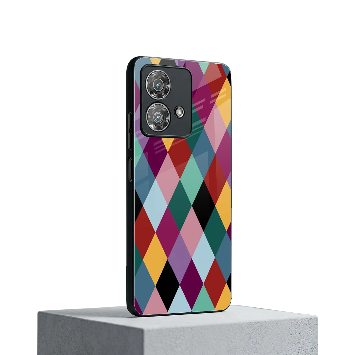 Diamond Palette motorola edge 40 neo 5g mobile cover | shockproof glass phone case