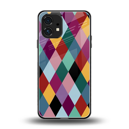 Diamond Palette back phone cover | glass case for nothing phone 1