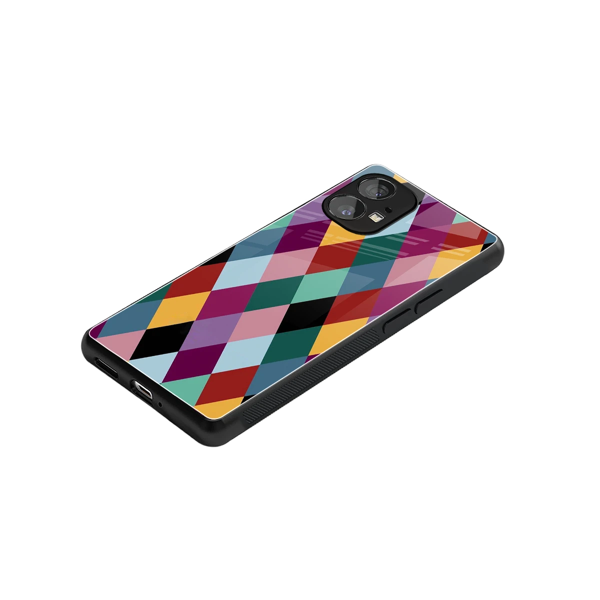 Diamond Palette stylish phone case for nothing phone 1 | glossy glass and slim fit