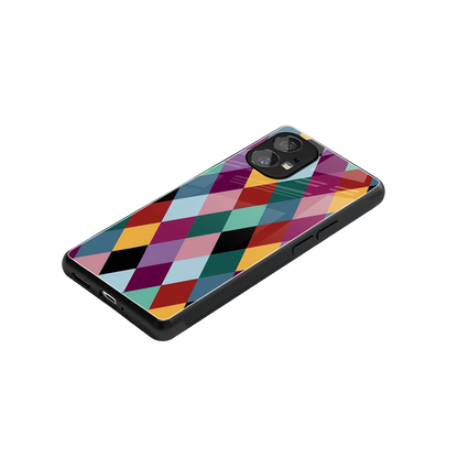 Diamond Palette stylish phone case for nothing phone 1 | glossy glass and slim fit