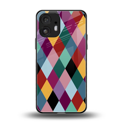 Diamond Palette back phone cover | glass case for nothing phone 2