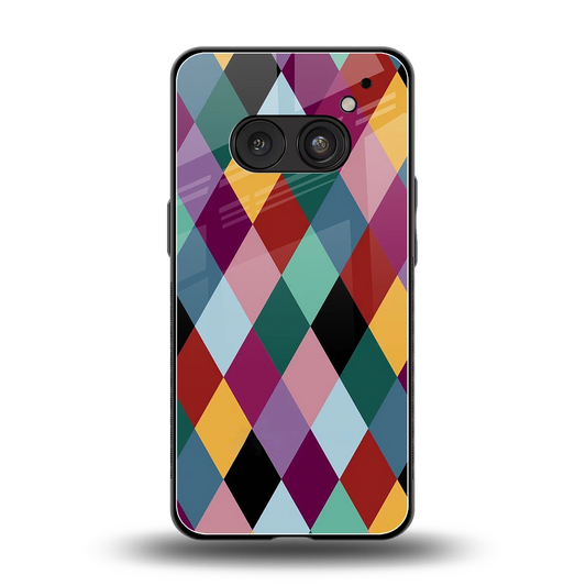 Diamond Palette back phone cover | glass case for nothing phone 2a