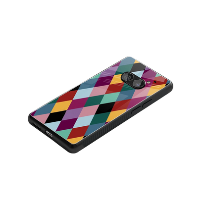Diamond Palette stylish phone case for nothing phone 2a | glossy glass and slim fit