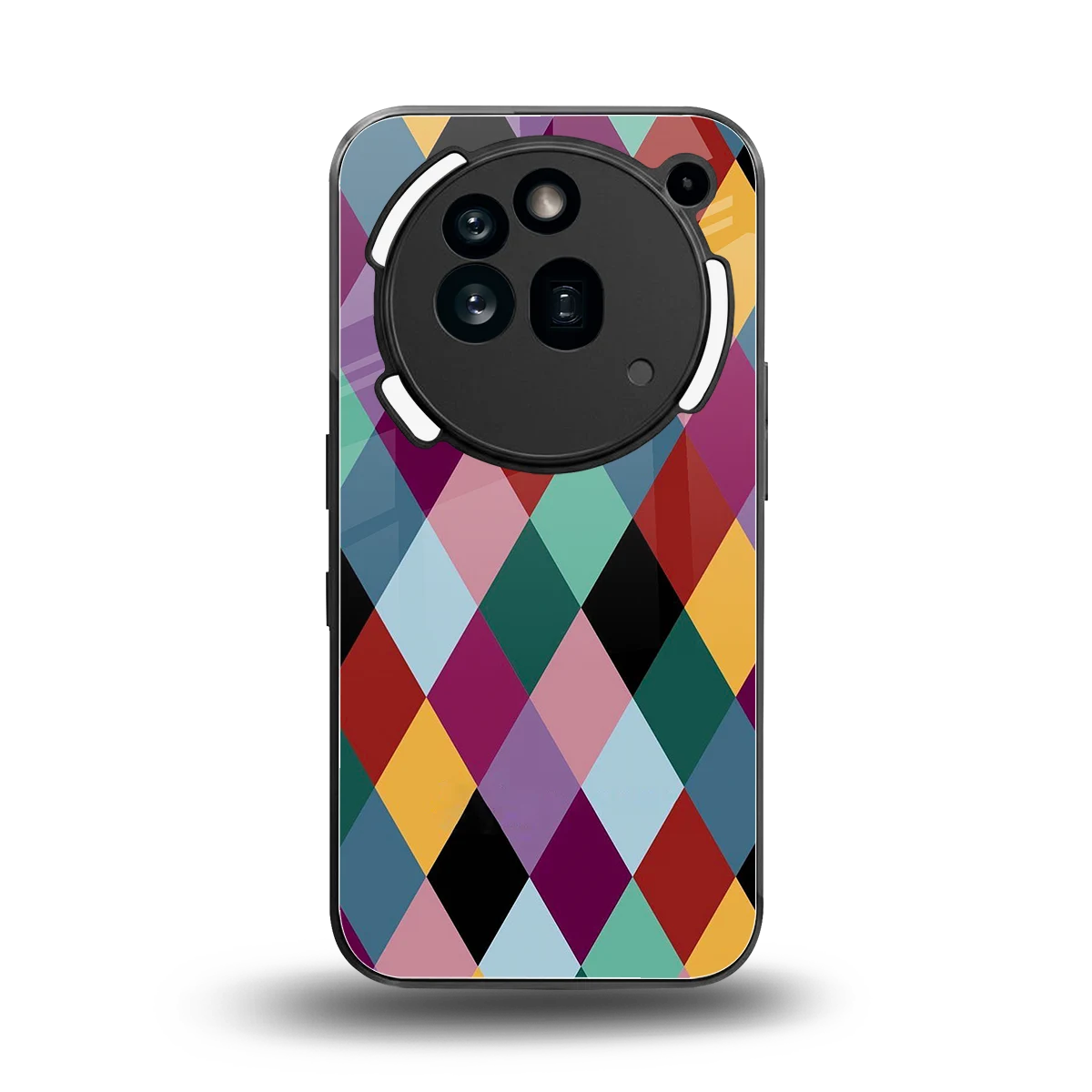 Diamond Palette back phone cover | glass case for nothing phone 3a pro