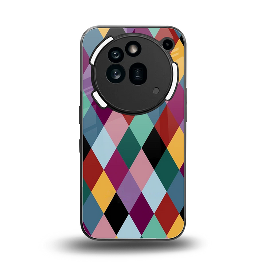Diamond Palette back phone cover | glass case for nothing phone 3a pro