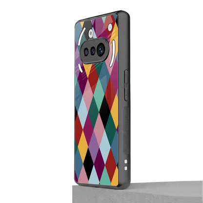 Diamond Palette nothing phone 3a mobile cover | shockproof glass phone case