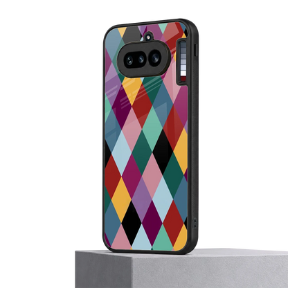 Diamond Palette nothing phone 4a mobile cover | shockproof glass phone case