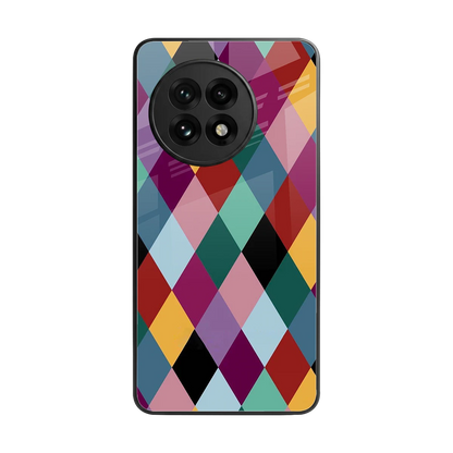 Diamond Palette back phone cover | glass case for oneplus 13r