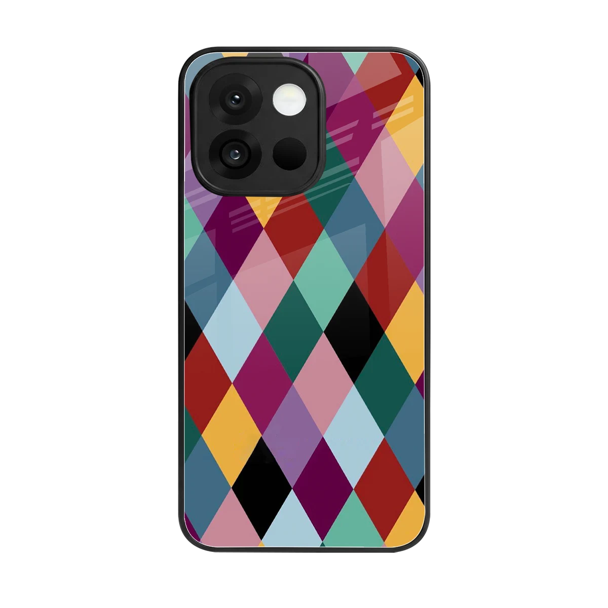 Diamond Palette back phone cover | glass case for oneplus 13s
