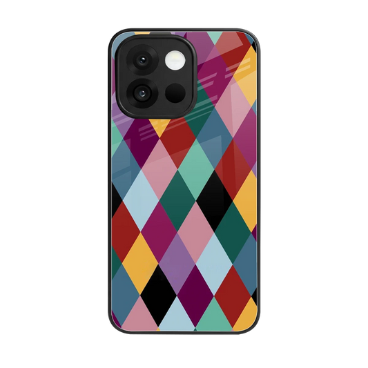 Diamond Palette back phone cover | glass case for oneplus 13s