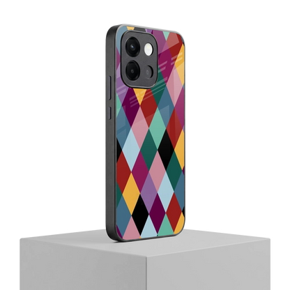 Diamond Palette oneplus 13s mobile cover | shockproof glass phone case