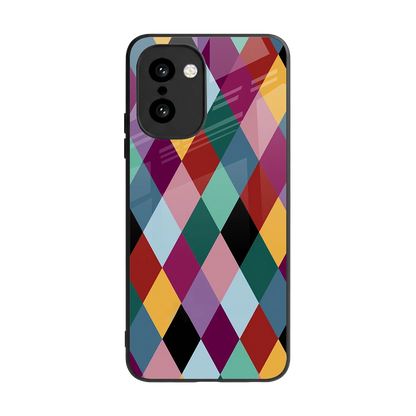 Diamond Palette back phone cover | glass case for oneplus 15r