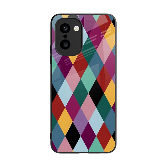 Diamond Palette back phone cover | glass case for oneplus 15r