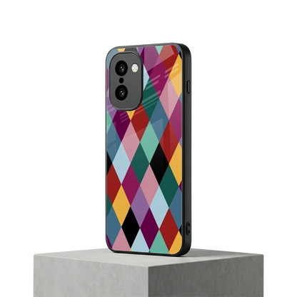 Diamond Palette oneplus 15r mobile cover | shockproof glass phone case