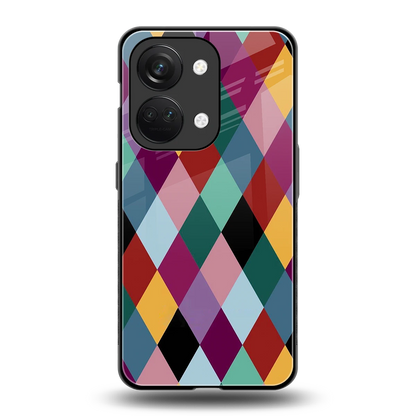 Diamond Palette back phone cover | glass case for oneplus nord 3