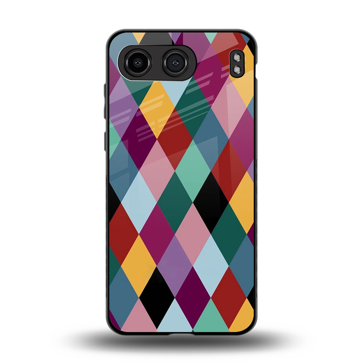 Diamond Palette back phone cover | glass case for oneplus nord 4