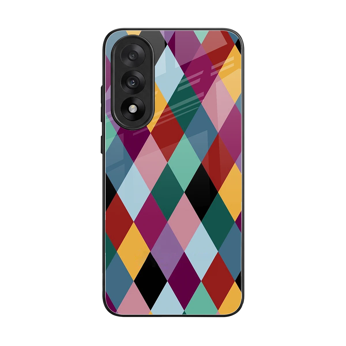 Diamond Palette back phone cover | glass case for oneplus nord 5