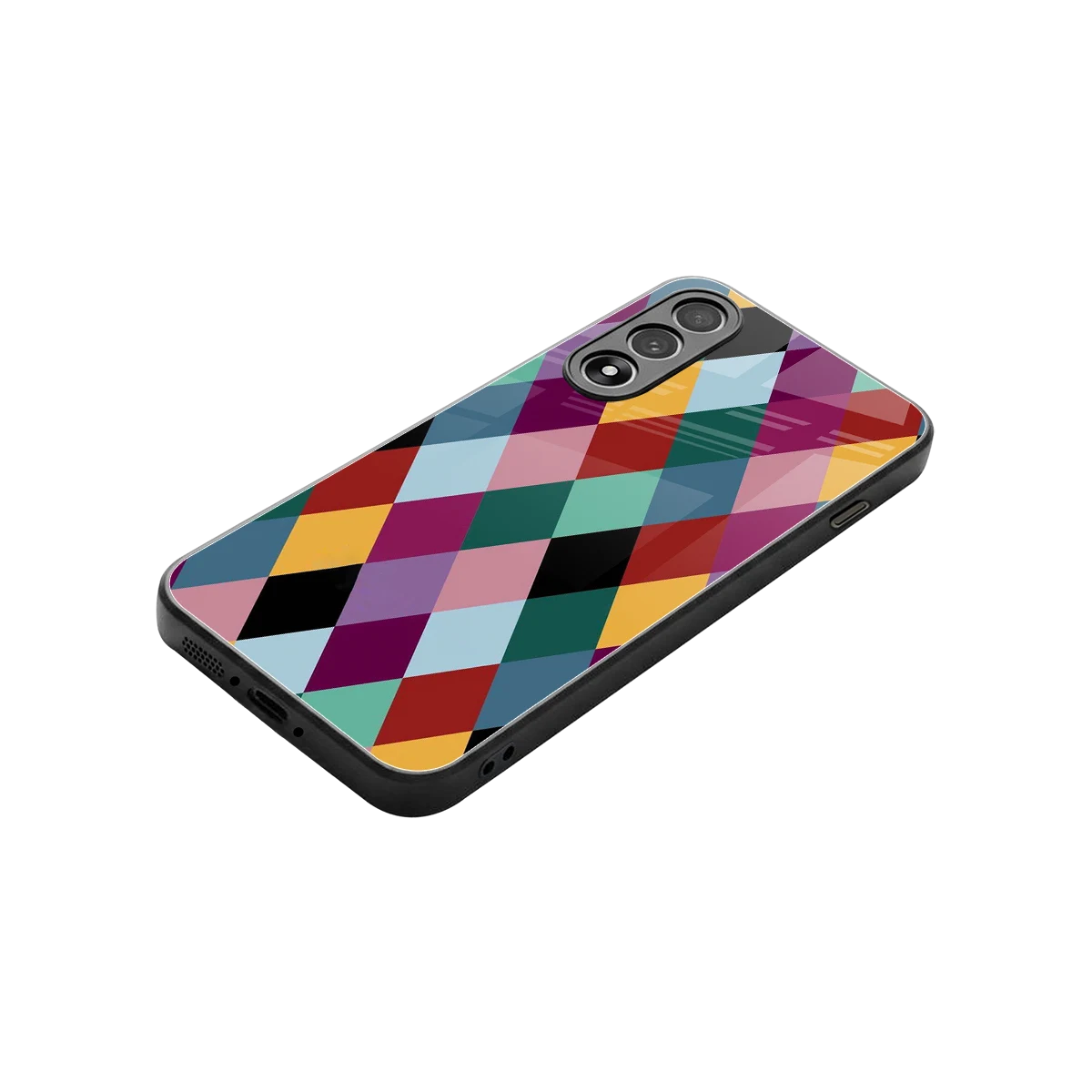 Diamond Palette stylish phone case for oneplus nord 5 | glossy glass and slim fit