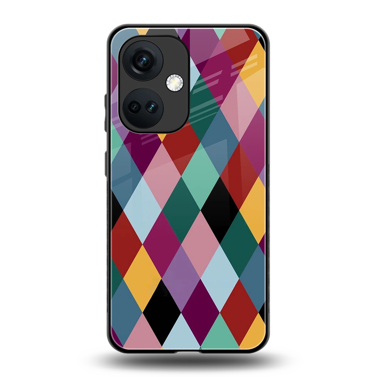Diamond Palette back phone cover | glass case for oneplus nord ce 3