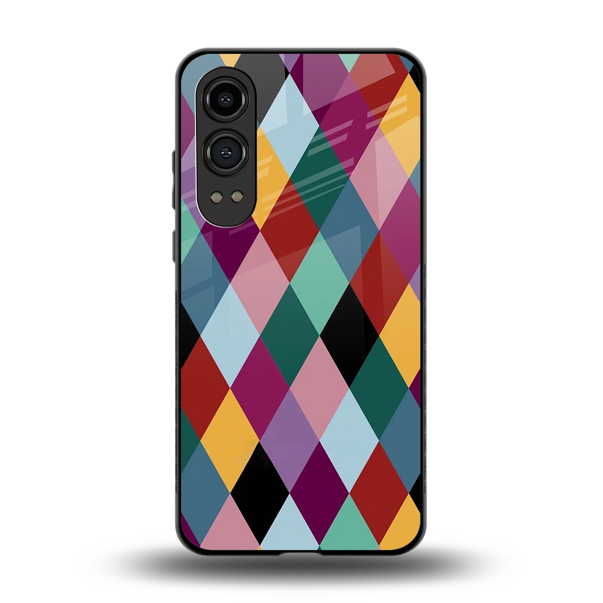 Diamond Palette back phone cover | glass case for oneplus nord ce 4 lite