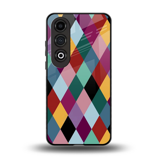 Diamond Palette back phone cover | glass case for oneplus nord ce 4