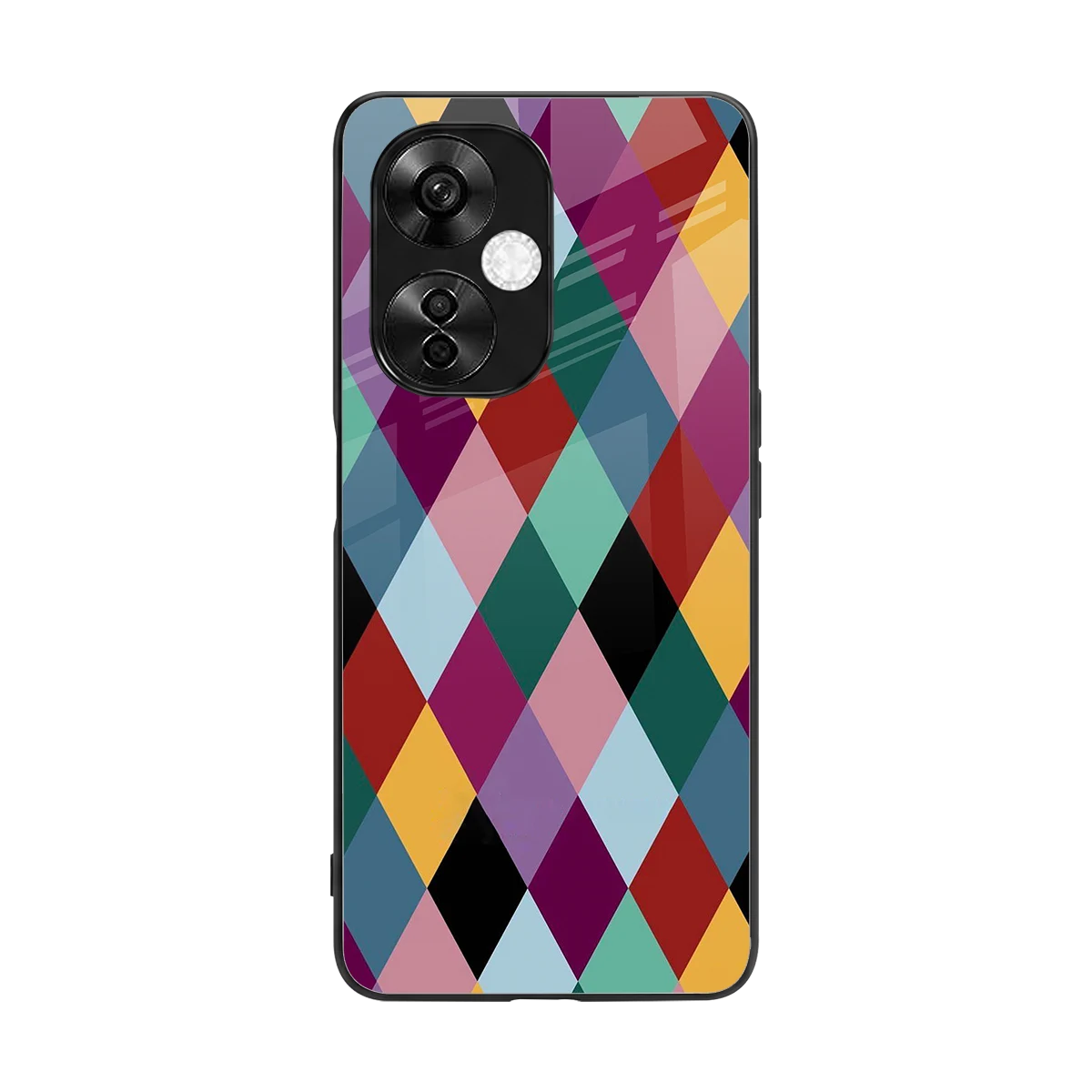Diamond Palette back phone cover | glass case for oneplus nord ce 3 lite