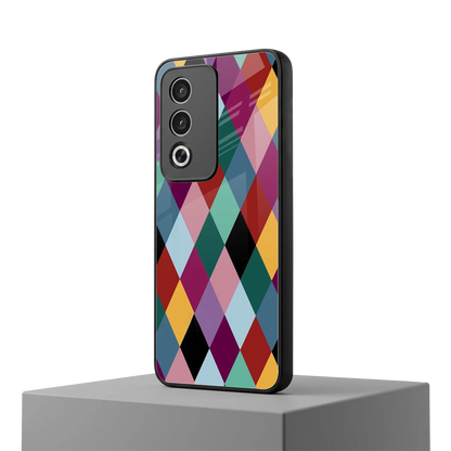 Diamond Palette oppo a3 pro mobile cover | shockproof glass phone case