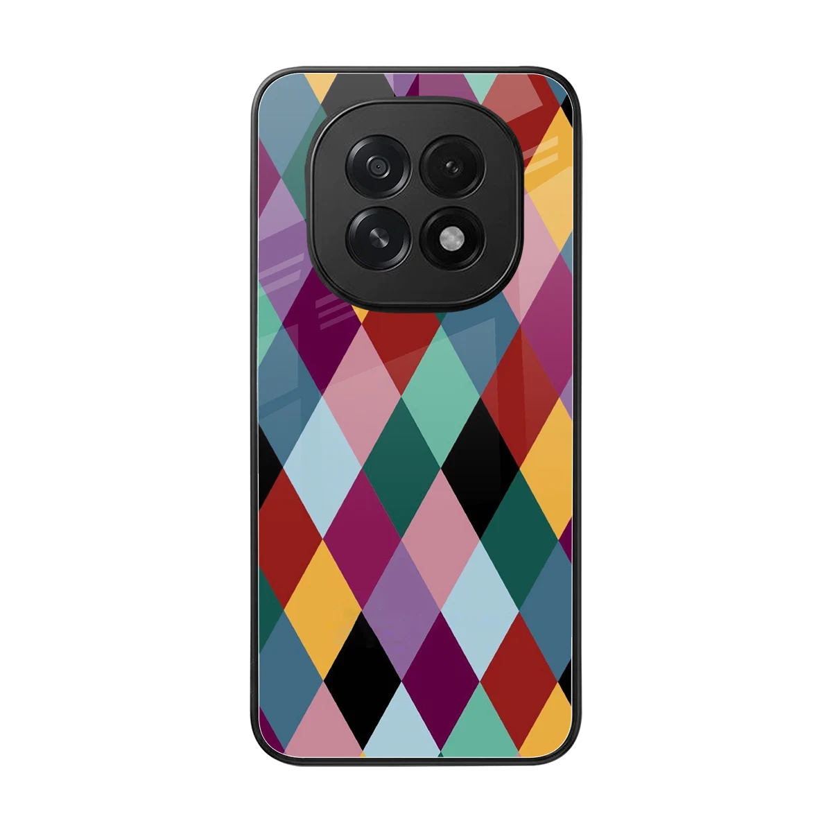 Diamond Palette back phone cover | glass case for oppo f29 5g