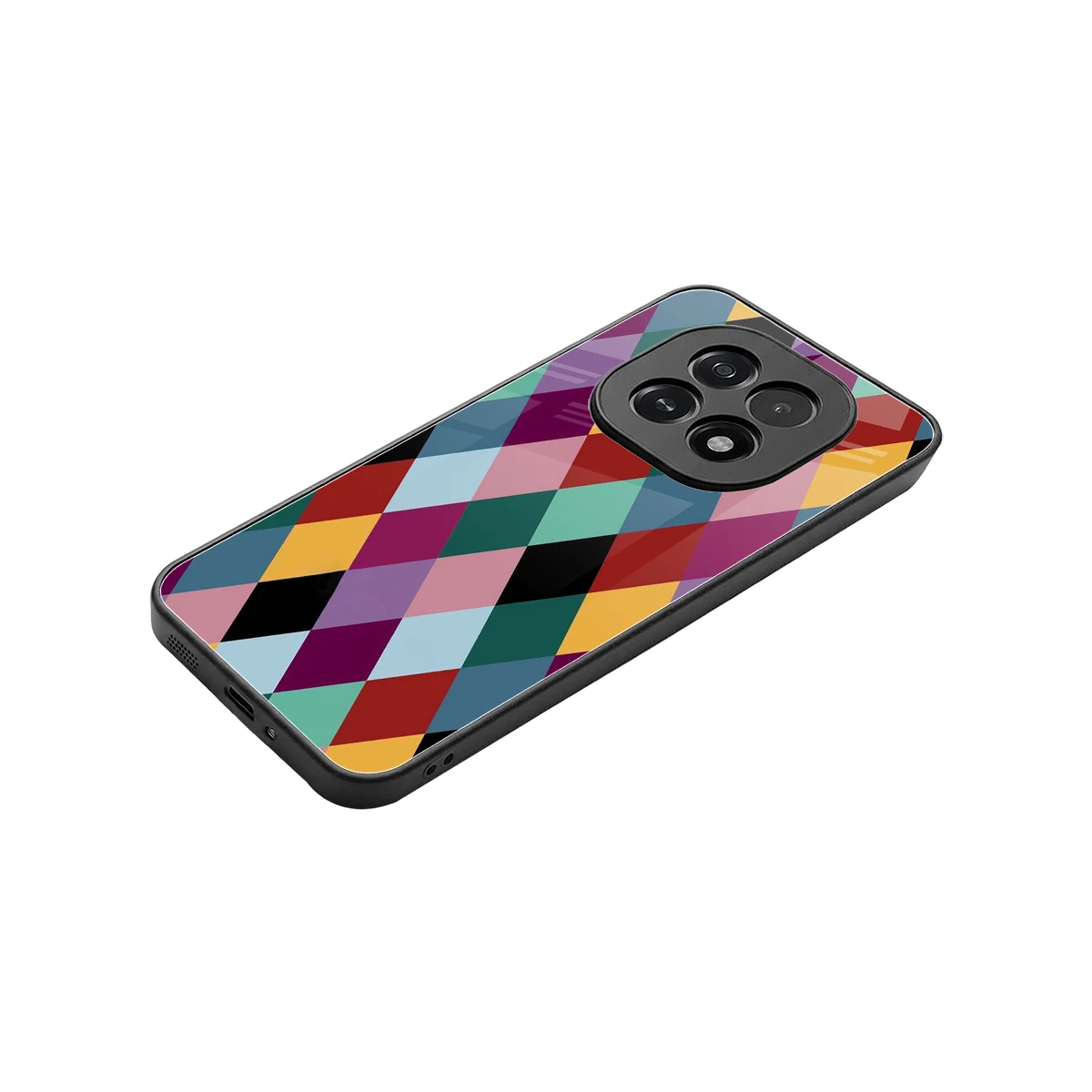 Diamond Palette stylish phone case for oppo f29 5g | glossy glass and slim fit
