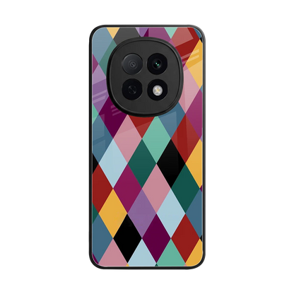 Diamond Palette back phone cover | glass case for oppo f29 pro 5g