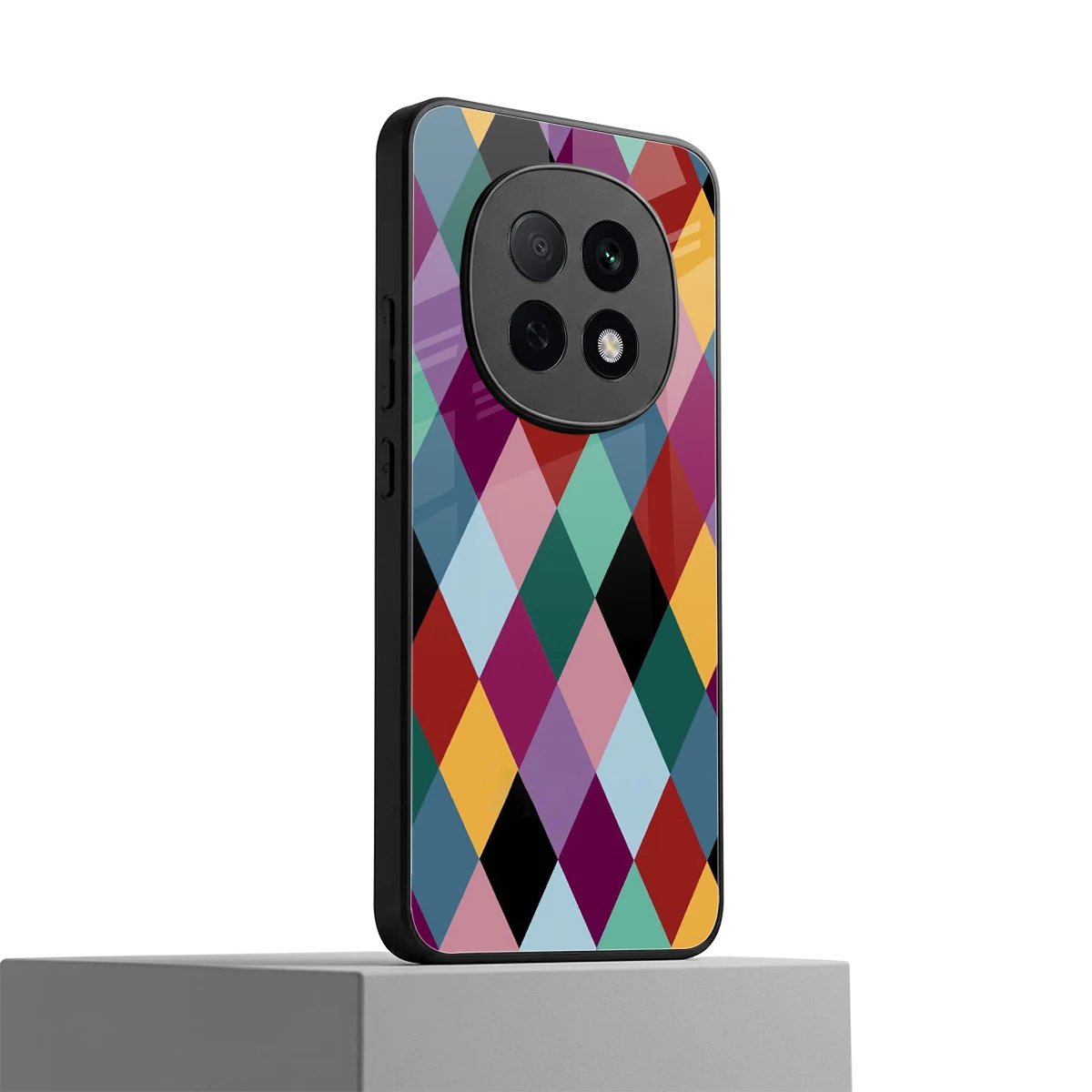 Diamond Palette oppo f29 pro 5g mobile cover | shockproof glass phone case