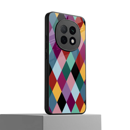 Diamond Palette oppo f29 pro 5g mobile cover | shockproof glass phone case