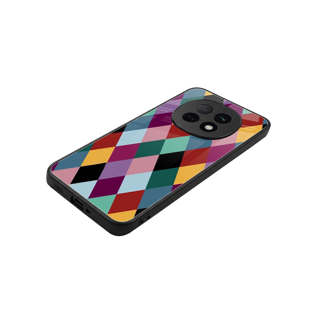 Diamond Palette stylish phone case for oppo f29 pro 5g | glossy glass and slim fit