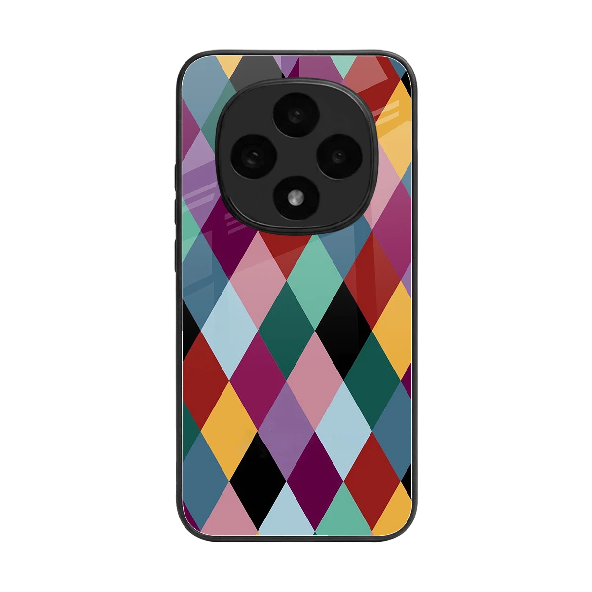 Diamond Palette back phone cover | glass case for oppo f31 pro 5g