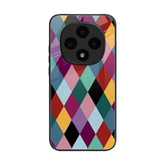 Diamond Palette back phone cover | glass case for oppo f31 pro 5g