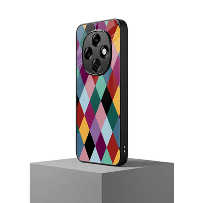 Diamond Palette oppo f31 pro 5g mobile cover | shockproof glass phone case