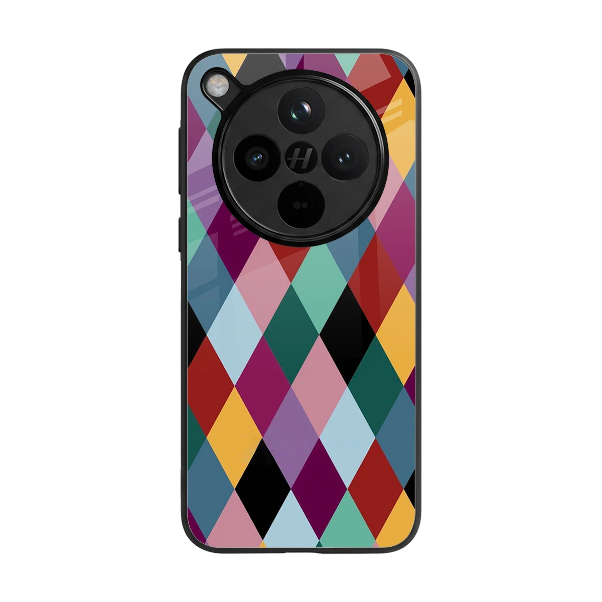 Diamond Palette back phone cover | glass case for oppo find x8